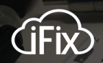 Логотип сервисного центра Apple-iFix