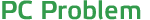 Логотип сервисного центра PC Problem