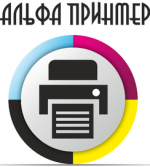 Логотип cервисного центра Альфа Принтер