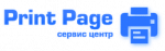 Логотип cервисного центра Print-page