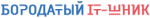 Логотип сервисного центра Бородатый IT-шник