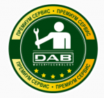 Логотип cервисного центра Официальный дилер Dab